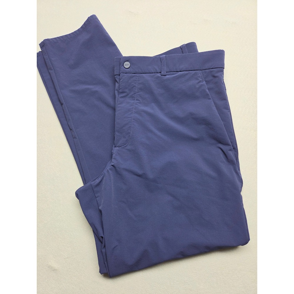 RLX Ralph Lauren Mens Tailored Fit Performance Pant Navy Blue Stretch 34x34 $175